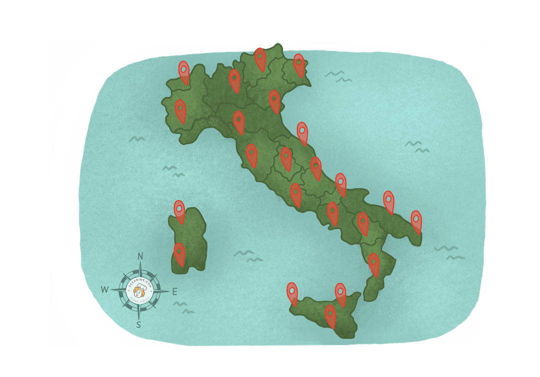 450+ cities all over Italy